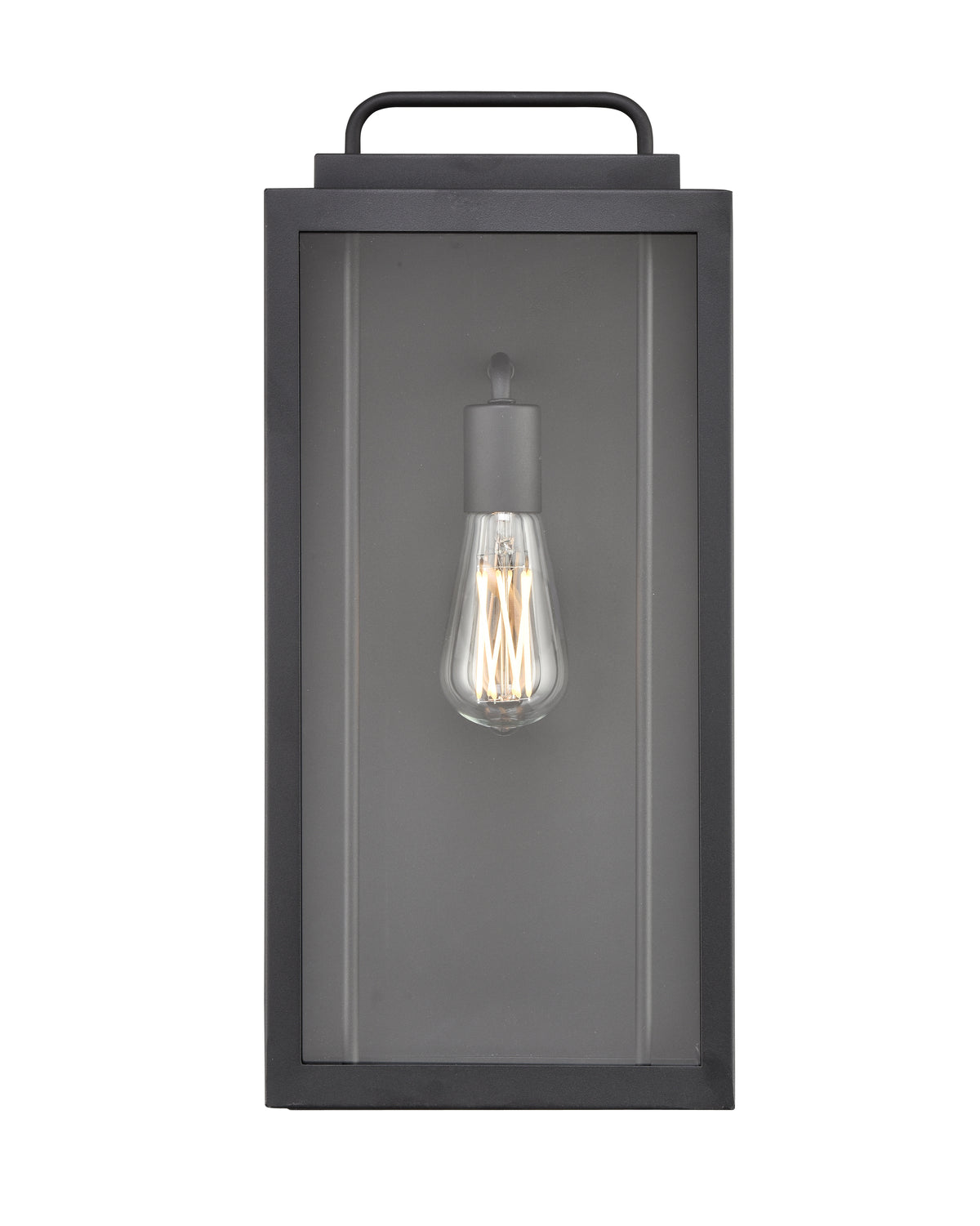 8.5'' Gallatin Textured Black 1 Light Wall Sconce