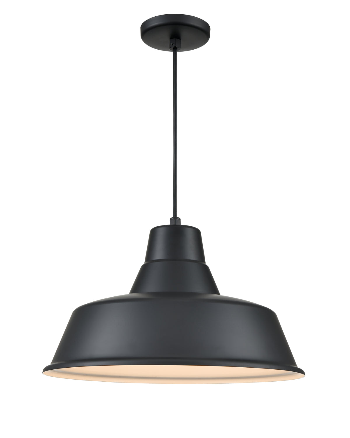 10.5'' R Series Satin Black 1 Light Pendant