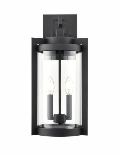9.75'' Ellway Textured Black 2 Light Wall Sconce