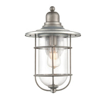 10''  Galvanized 1 Light Wall Sconce