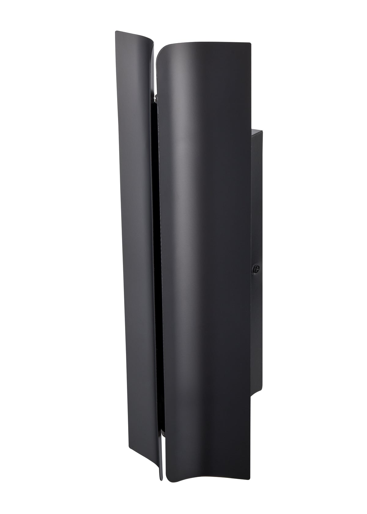 16.14-inch Powder Coated Black Outdoor Wall Sconce