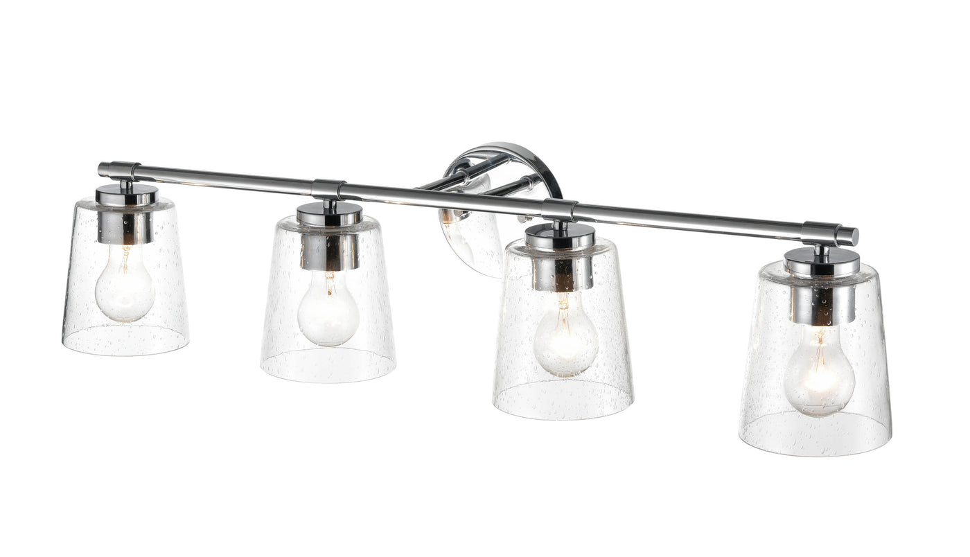 34''  Chrome 4 Light Bath Vanity