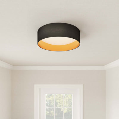 16-inch Rosata Burnished Gold Flush Mount Ceiling Light