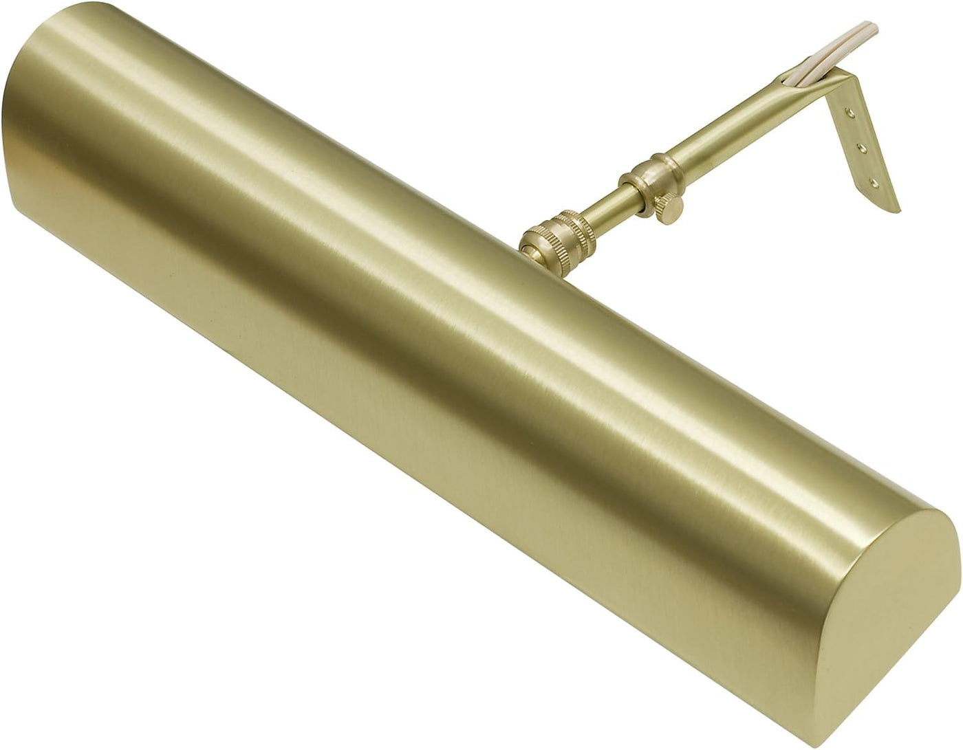 14-inch Classic Traditional Satin Brass LED Plug-In Picture Light
