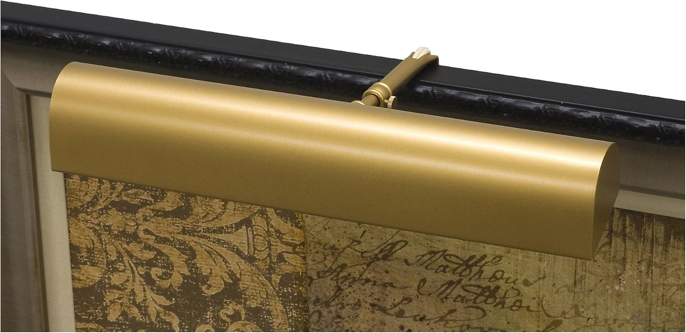 14-inch Classic Traditional Gold in-Line Hi-Lo Switch Plug-In Picture Light