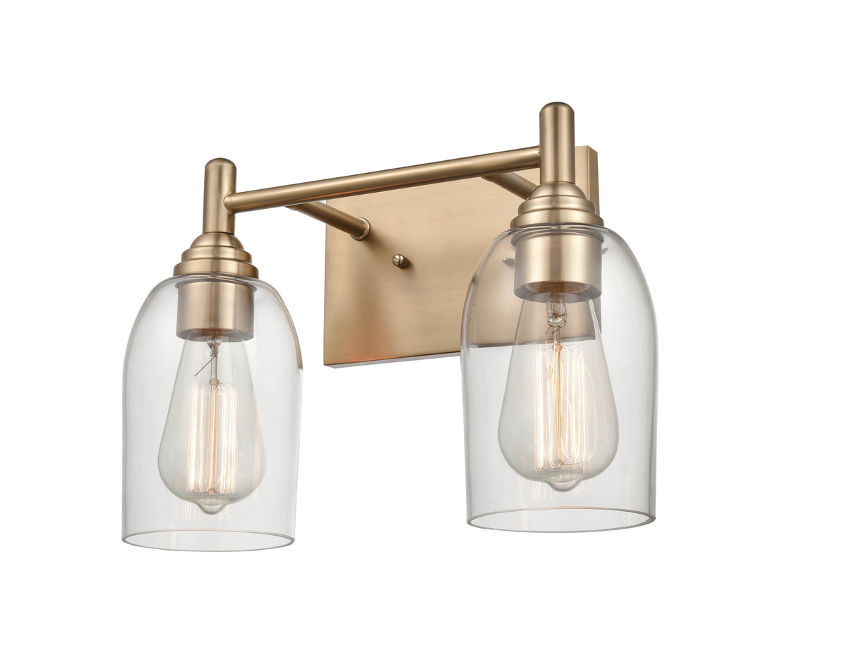 13.25'' Arlett Modern Gold 2 Light Bath Vanity