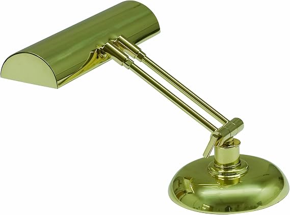 6-inch Piano/desk Polished Brass Desk Lamp