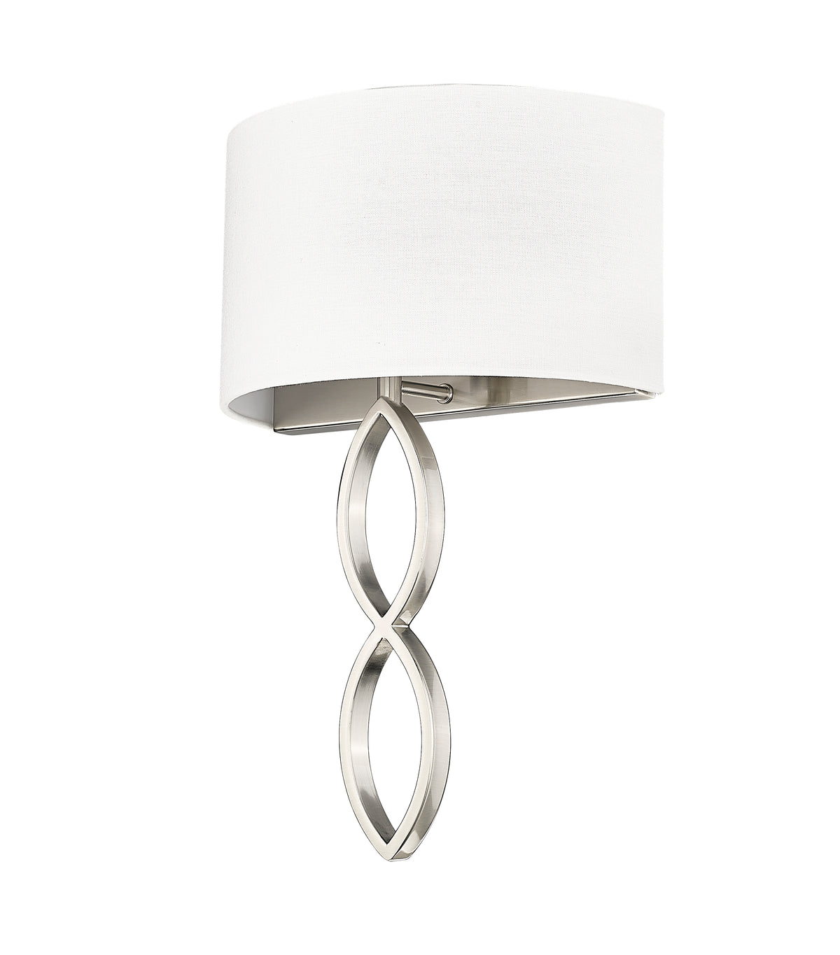 12.8'' Rylee Brushed Nickel 1 Light Wall Sconce
