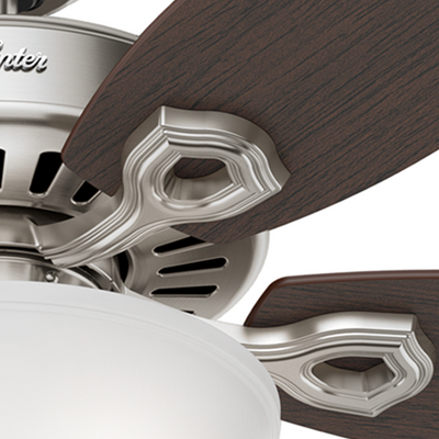 52 inch Builder Brushed Nickel LED Ceiling Fan