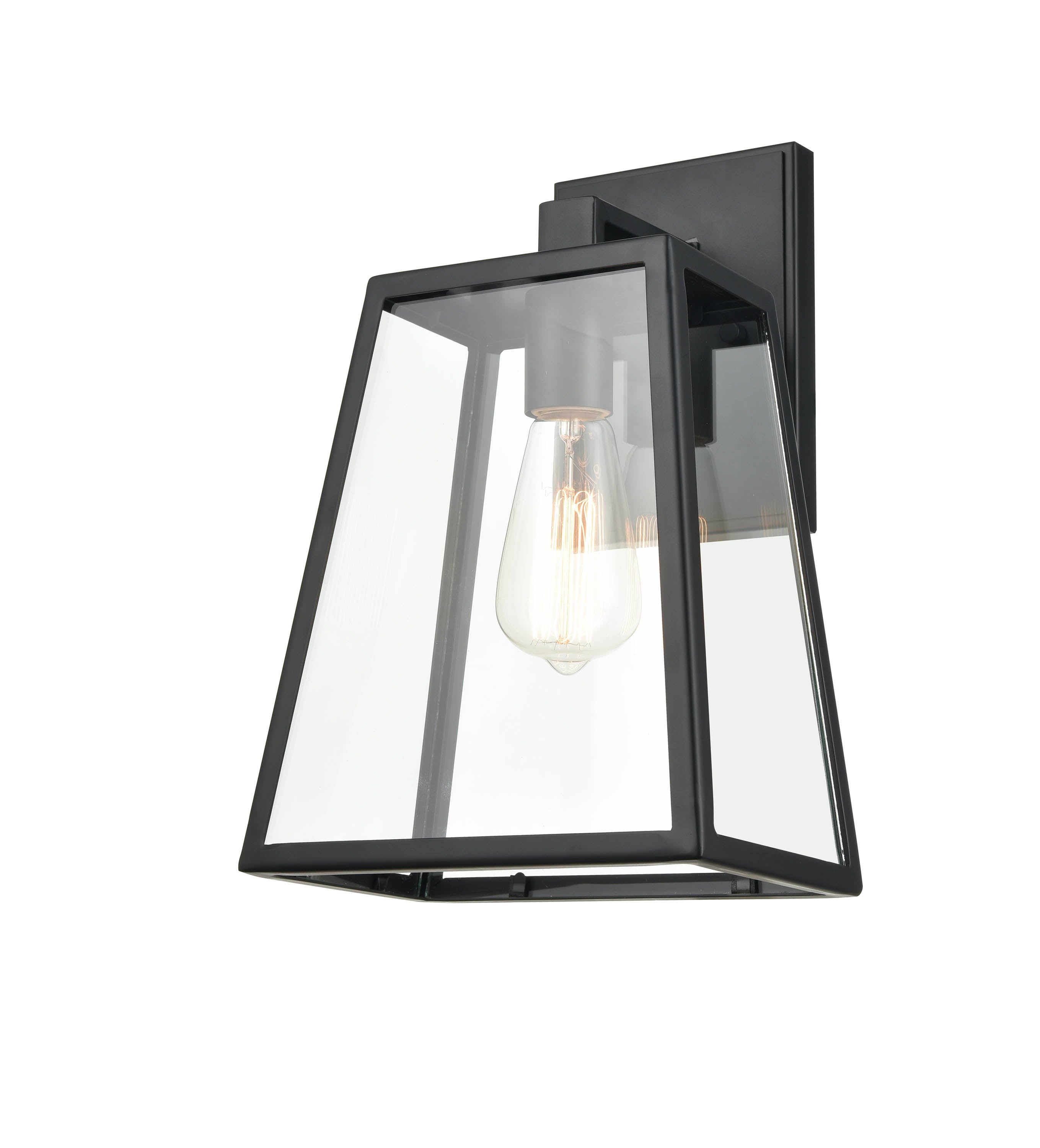 9'' Grant Powder Coated Black 1 Light Wall Sconce
