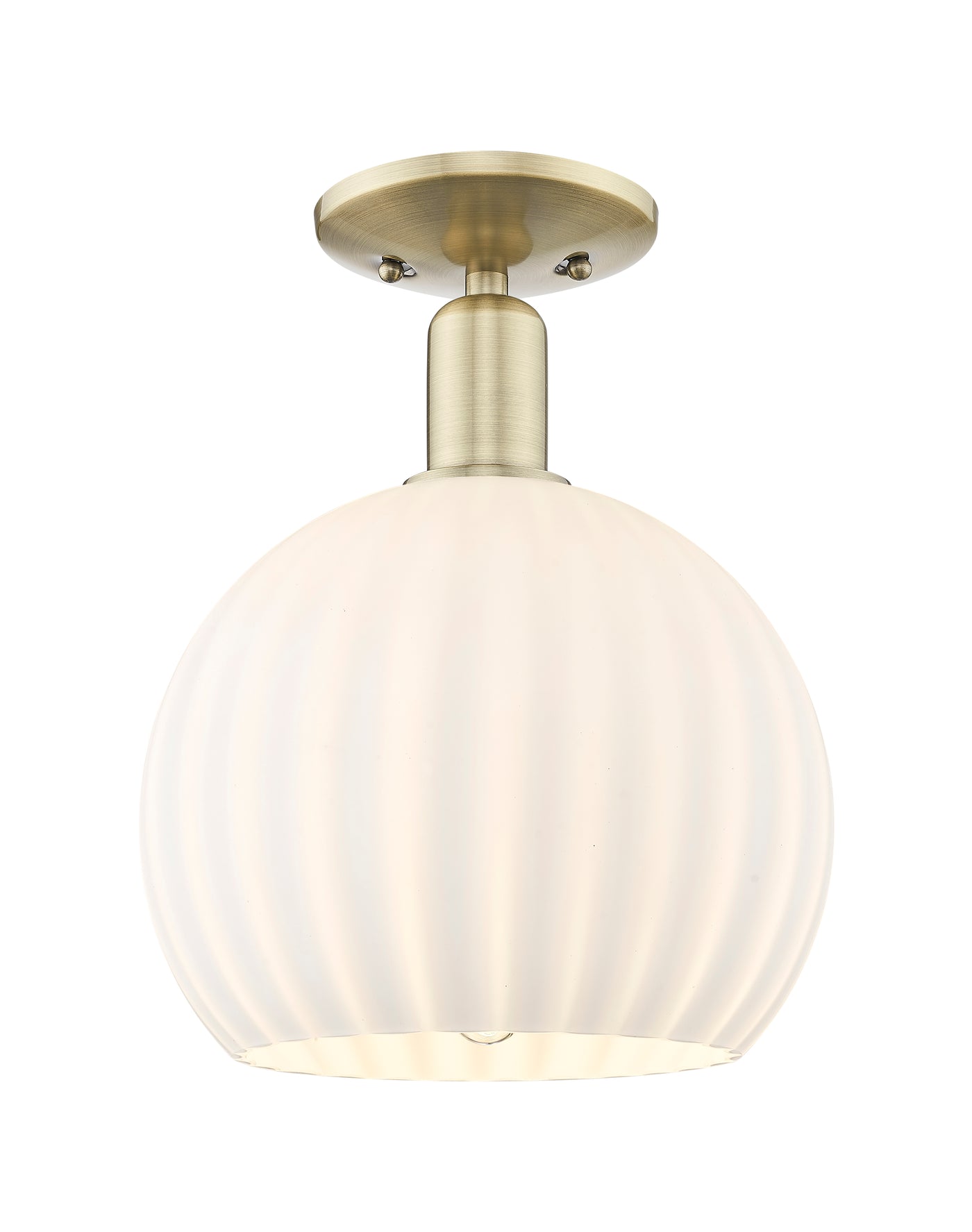 Arcadia Semi-Flush Mount Brushed Nickel