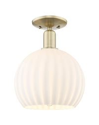 Arcadia Semi-Flush Mount Brushed Nickel