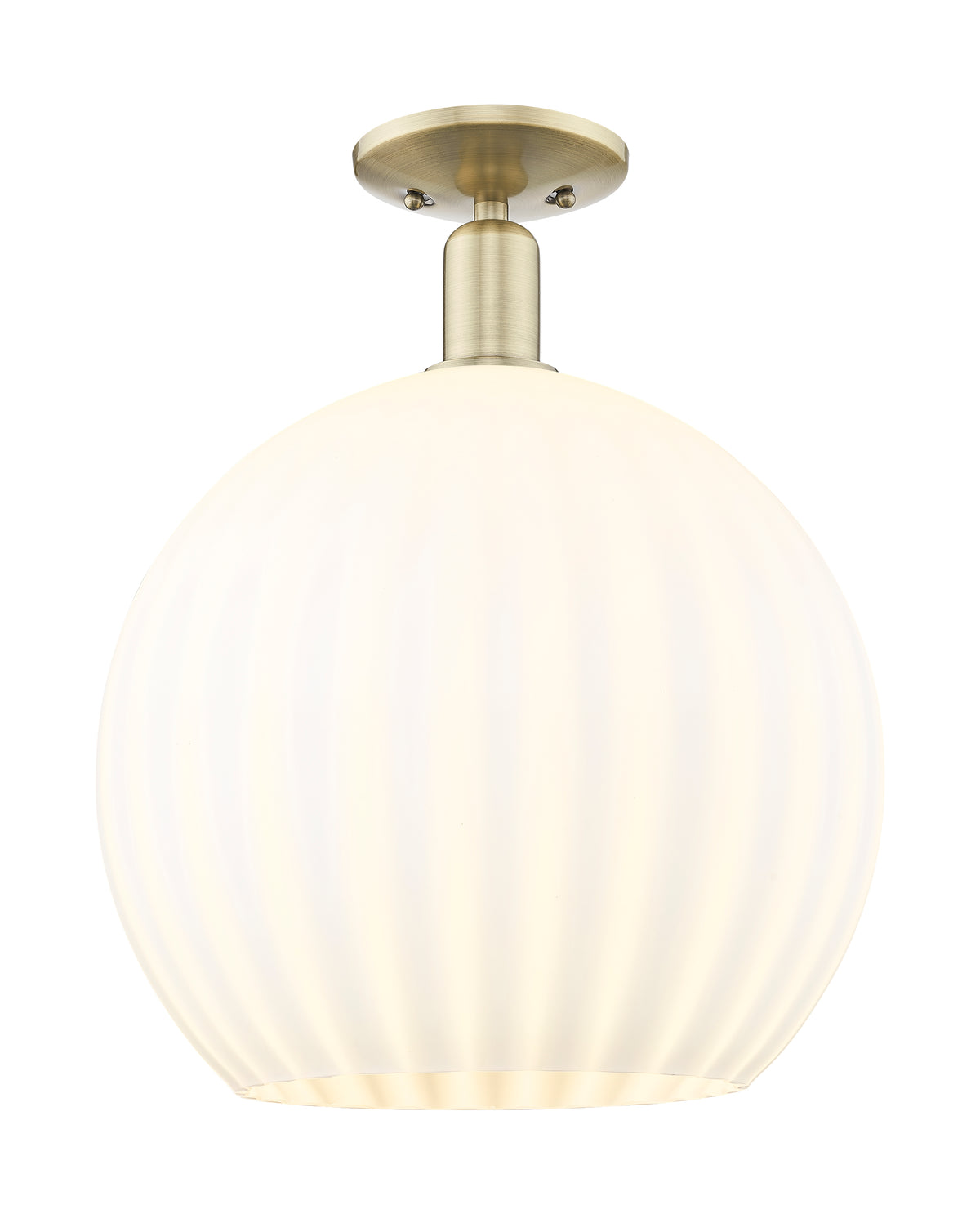14-Inch 1-Light Semi-Flush Mount 18.125-Inch High