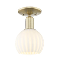 Arcadia Semi-Flush Mount Brushed Satin Nickel
