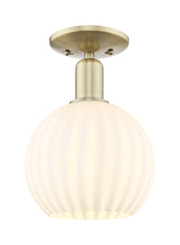 Arcadia Semi-Flush Mount Brushed Satin Nickel