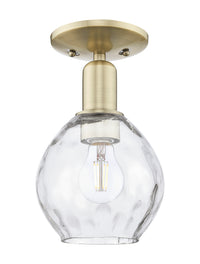 Arcadia Semi-Flush Mount Brushed Satin Nickel