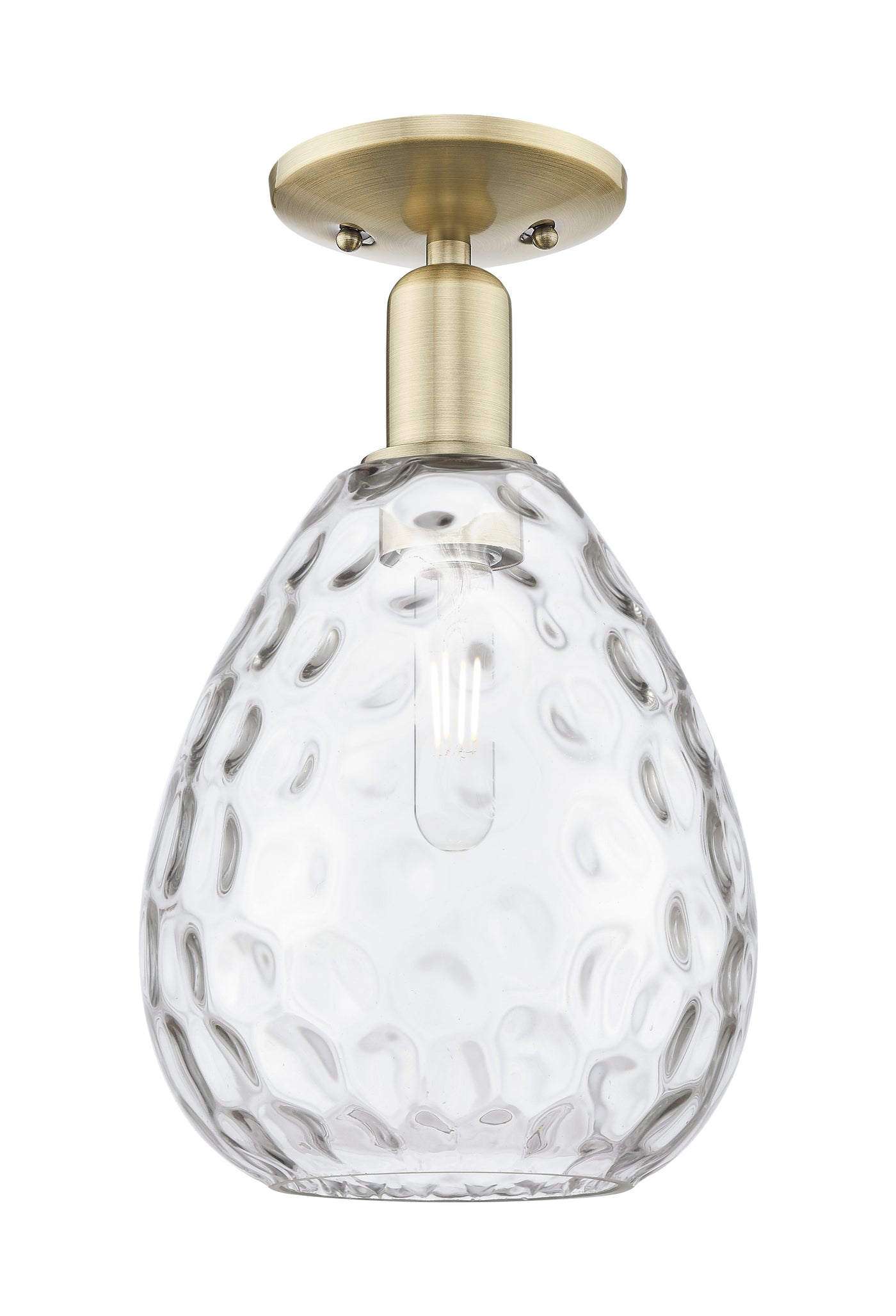 Arcadia Semi-Flush Mount Brushed Nickel
