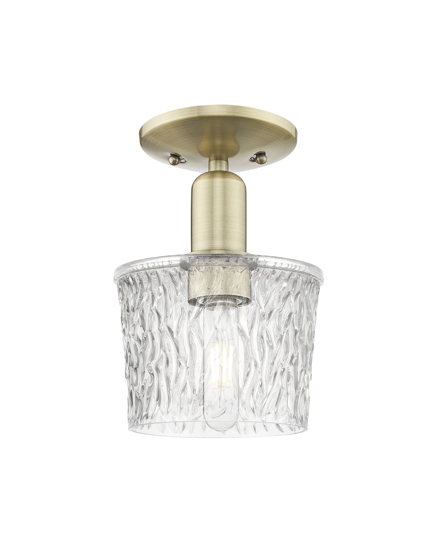 Arcadia Semi-Flush Mount Brushed Nickel
