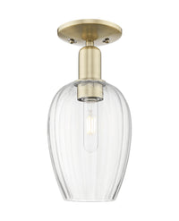 Arcadia Semi-Flush Mount Brushed Satin Nickel