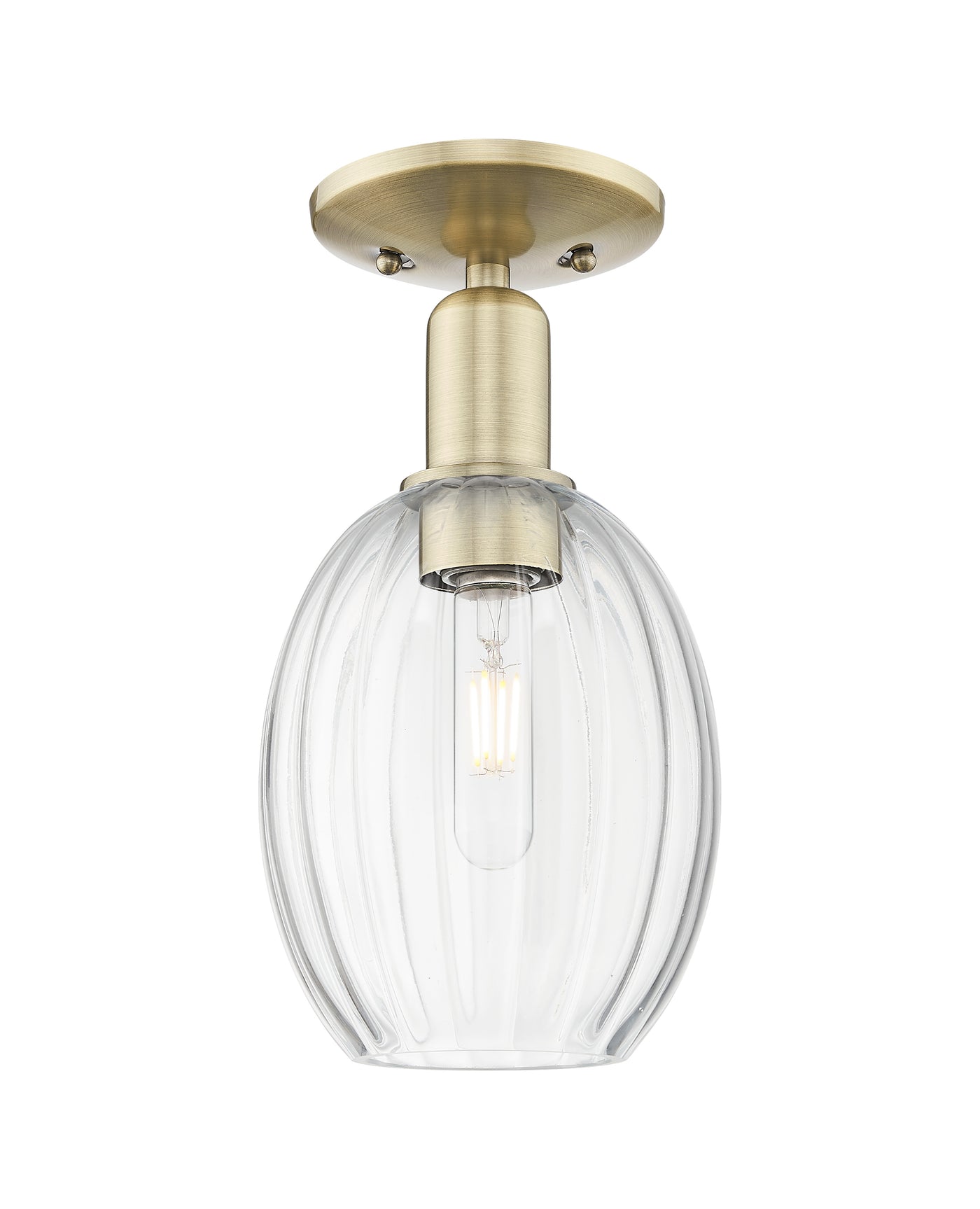 Arcadia Semi-Flush Mount Brushed Nickel