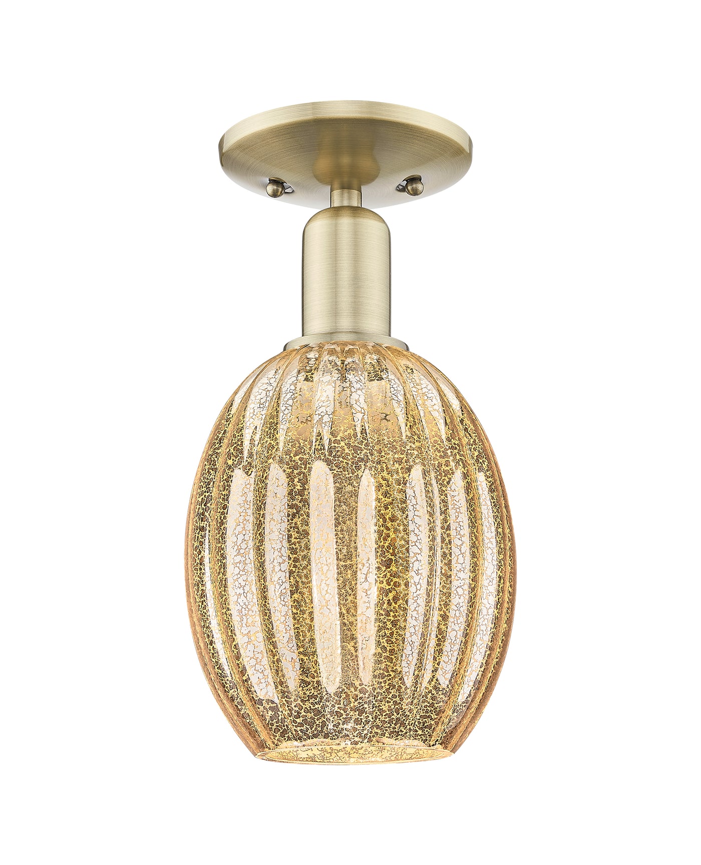 Arcadia Semi-Flush Mount Brushed Nickel