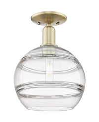 Arcadia Semi-Flush Mount Brushed Satin Nickel