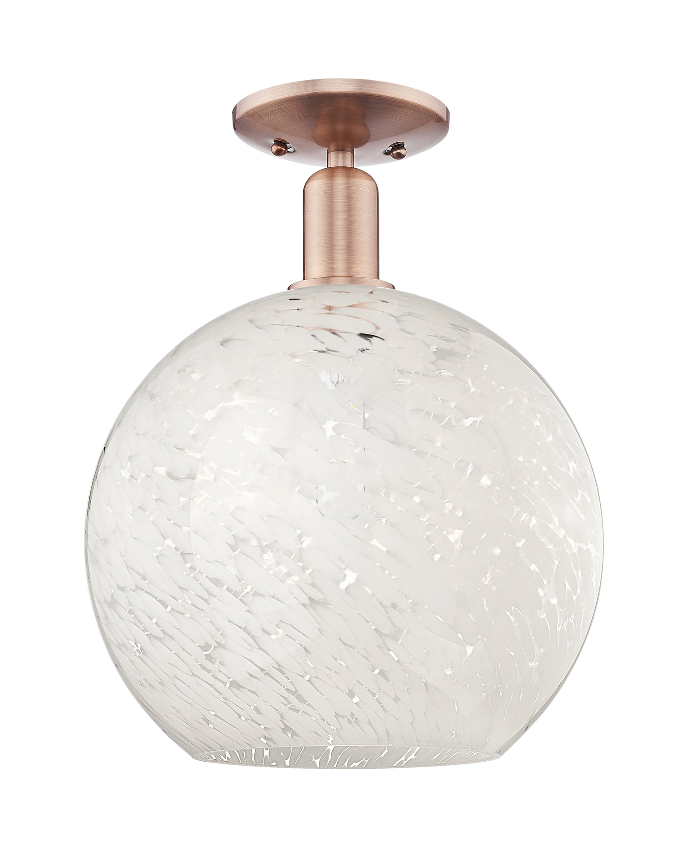 Arcadia Semi-Flush Mount Brushed Satin Nickel