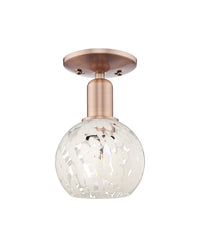 Arcadia Semi-Flush Mount Brushed Satin Nickel
