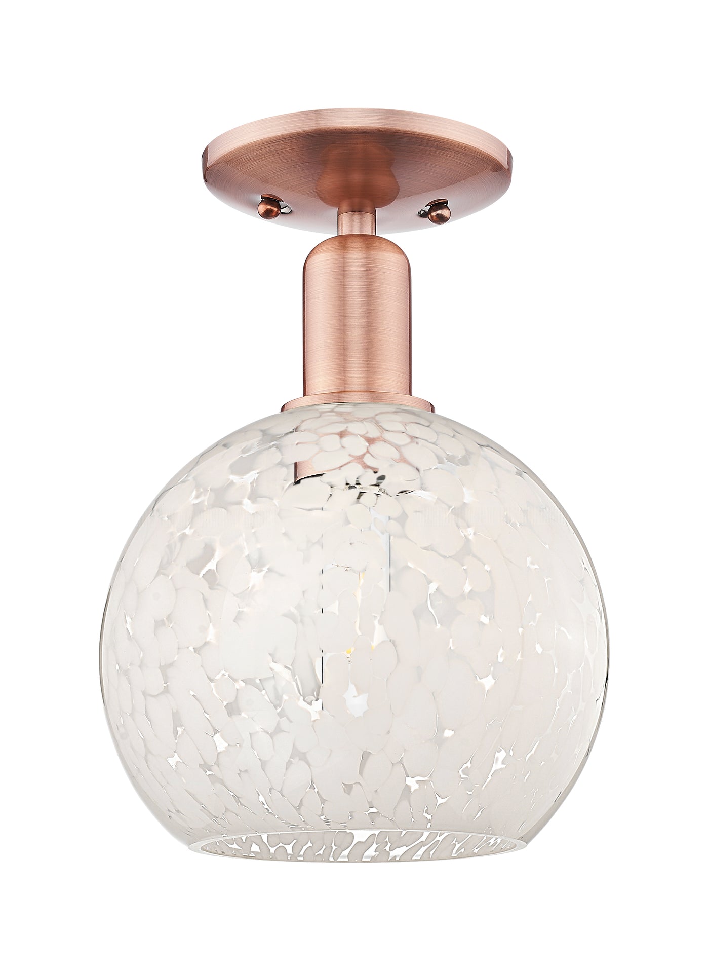 Arcadia Semi-Flush Mount Brushed Satin Nickel