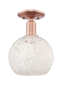 Arcadia Semi-Flush Mount Brushed Satin Nickel