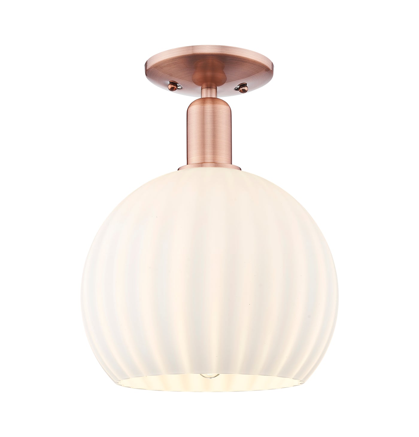 Arcadia Semi-Flush Mount Brushed Nickel