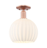 Arcadia Semi-Flush Mount Brushed Nickel
