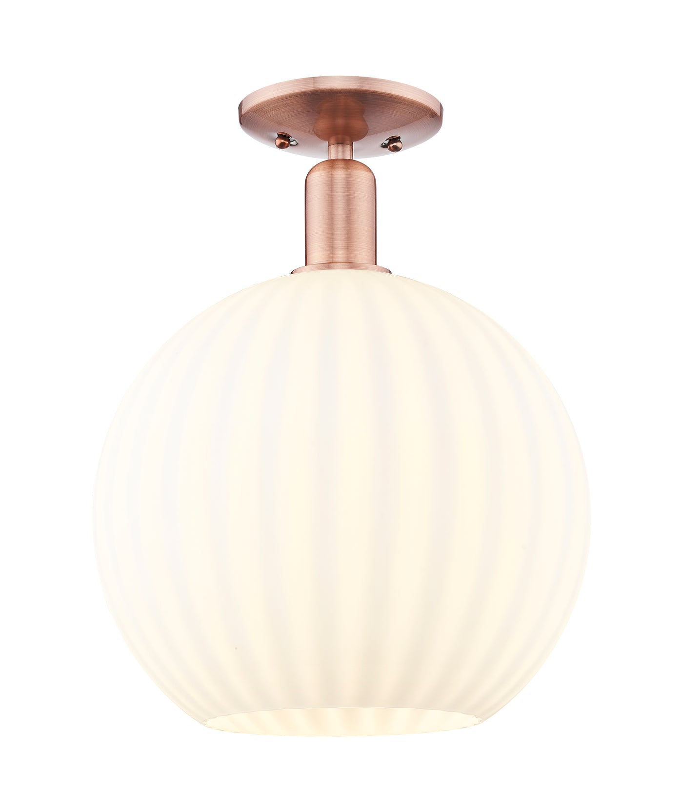 Arcadia Semi-Flush Mount Brushed Satin Nickel