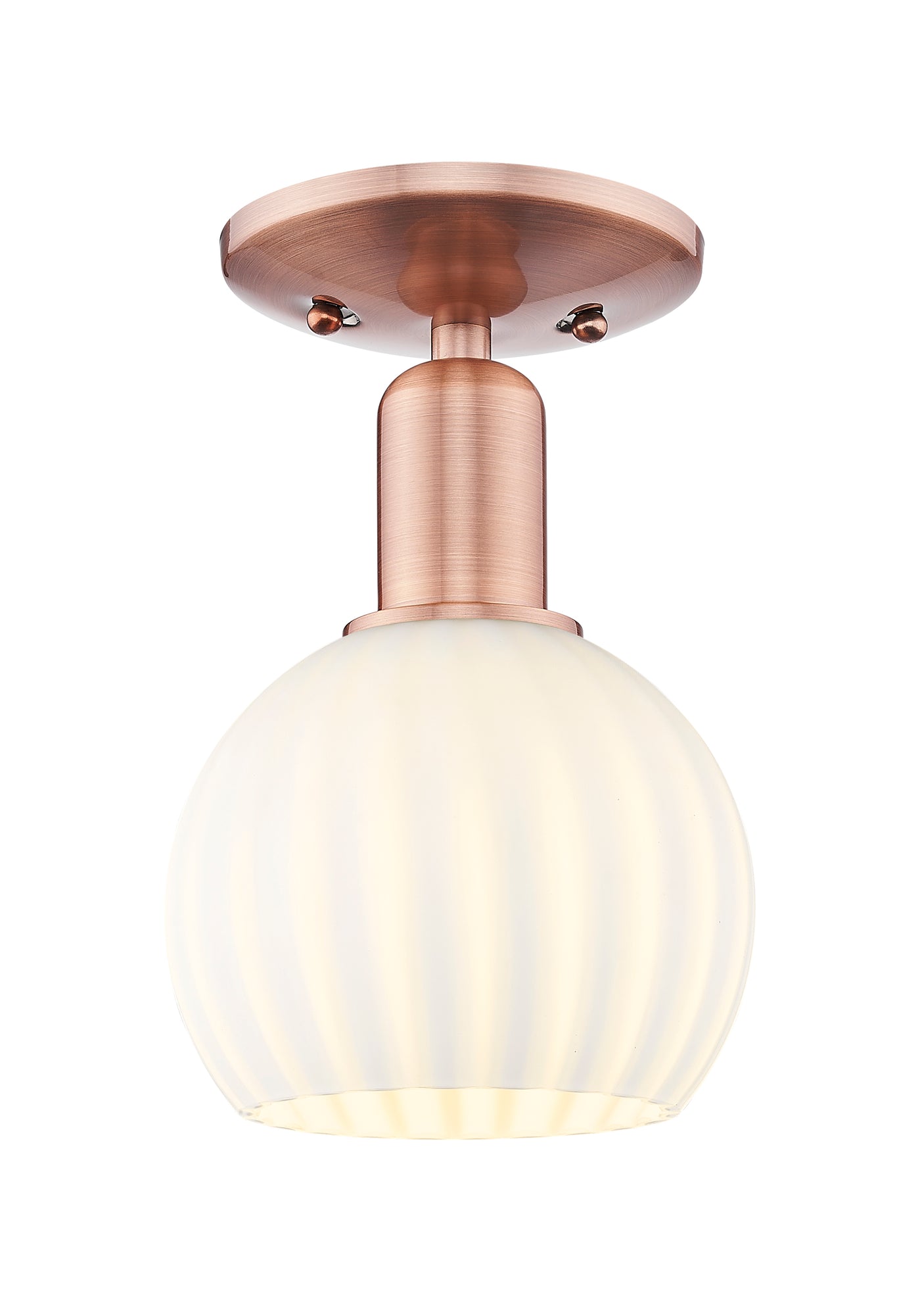 Arcadia Semi-Flush Mount Brushed Satin Nickel