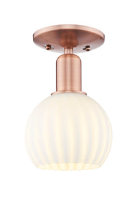 Arcadia Semi-Flush Mount Brushed Satin Nickel