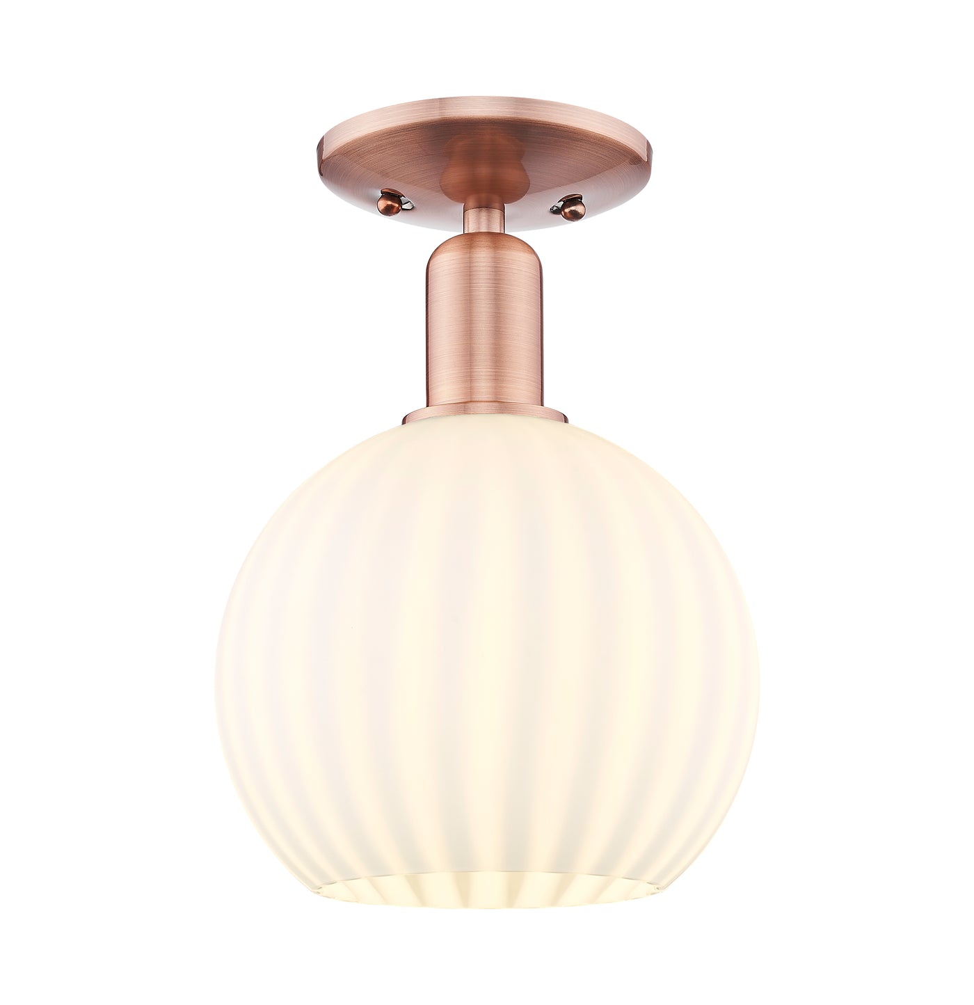 Arcadia Semi-Flush Mount Brushed Satin Nickel
