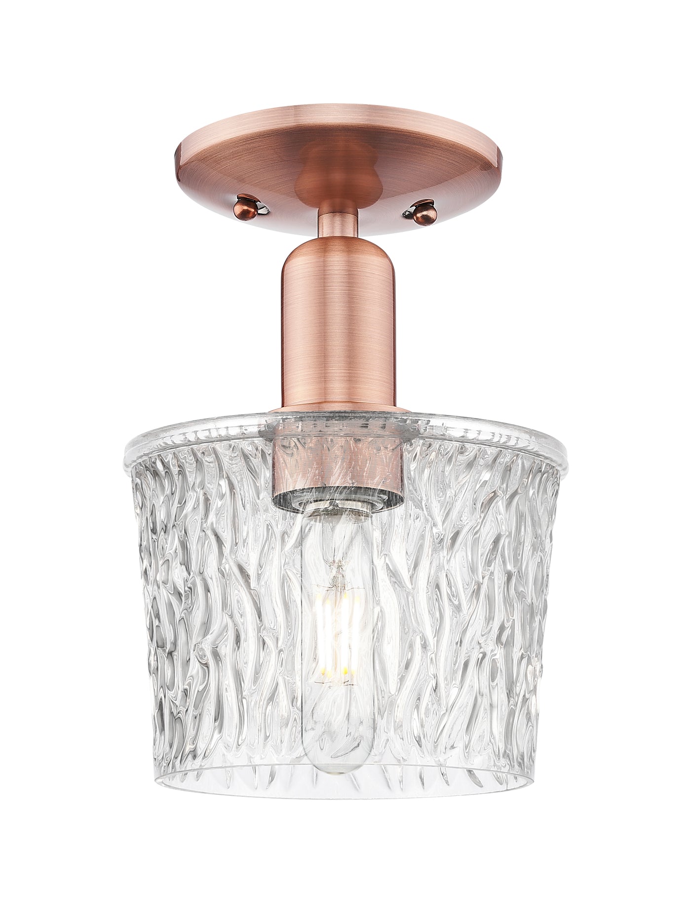 Arcadia Semi-Flush Mount Brushed Nickel