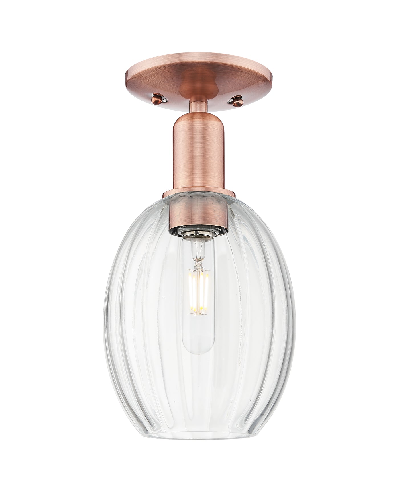 Arcadia Semi-Flush Mount Brushed Nickel