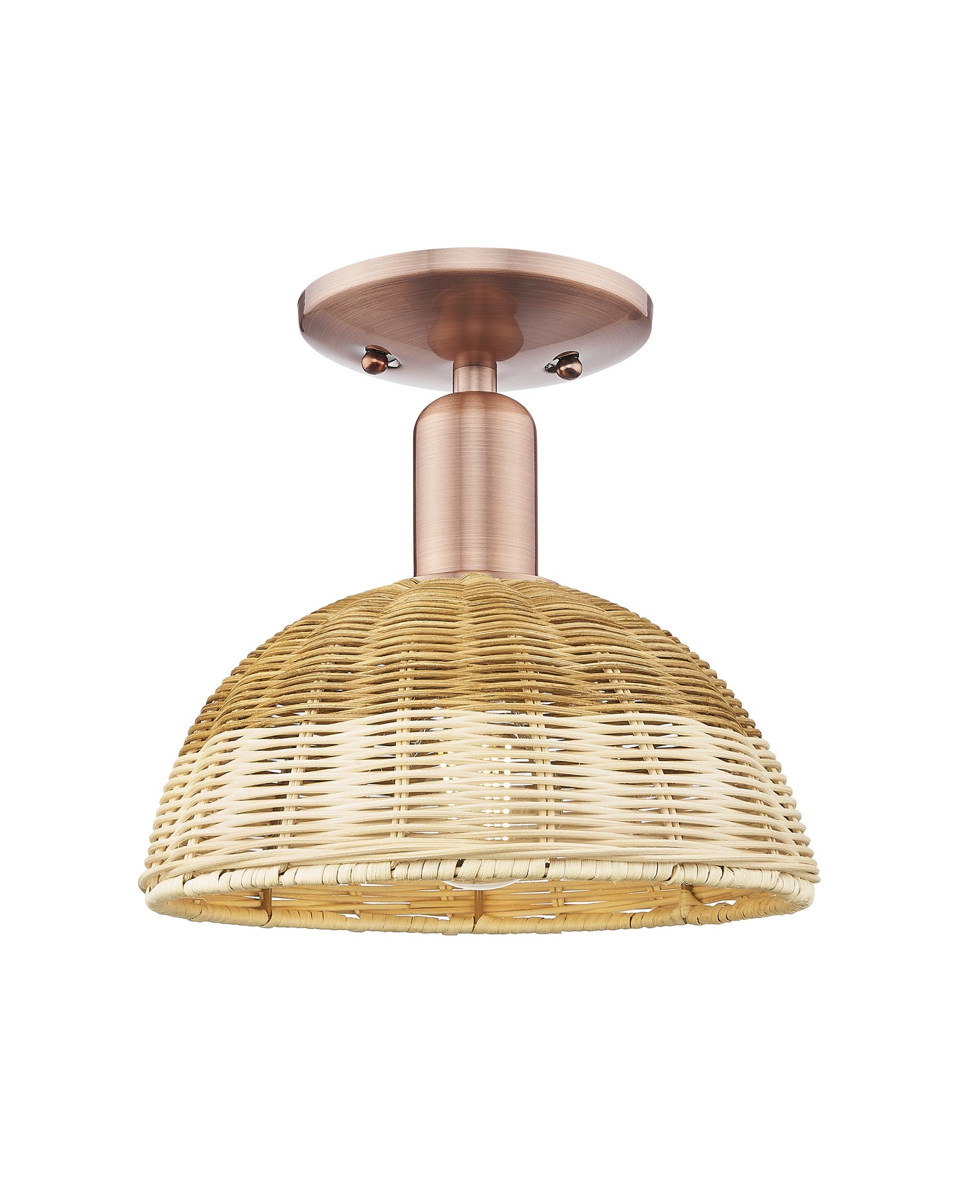 Arcadia Semi-Flush Mount Brushed Nickel