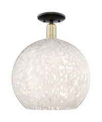 Arcadia Semi-Flush Mount Brushed Satin Nickel