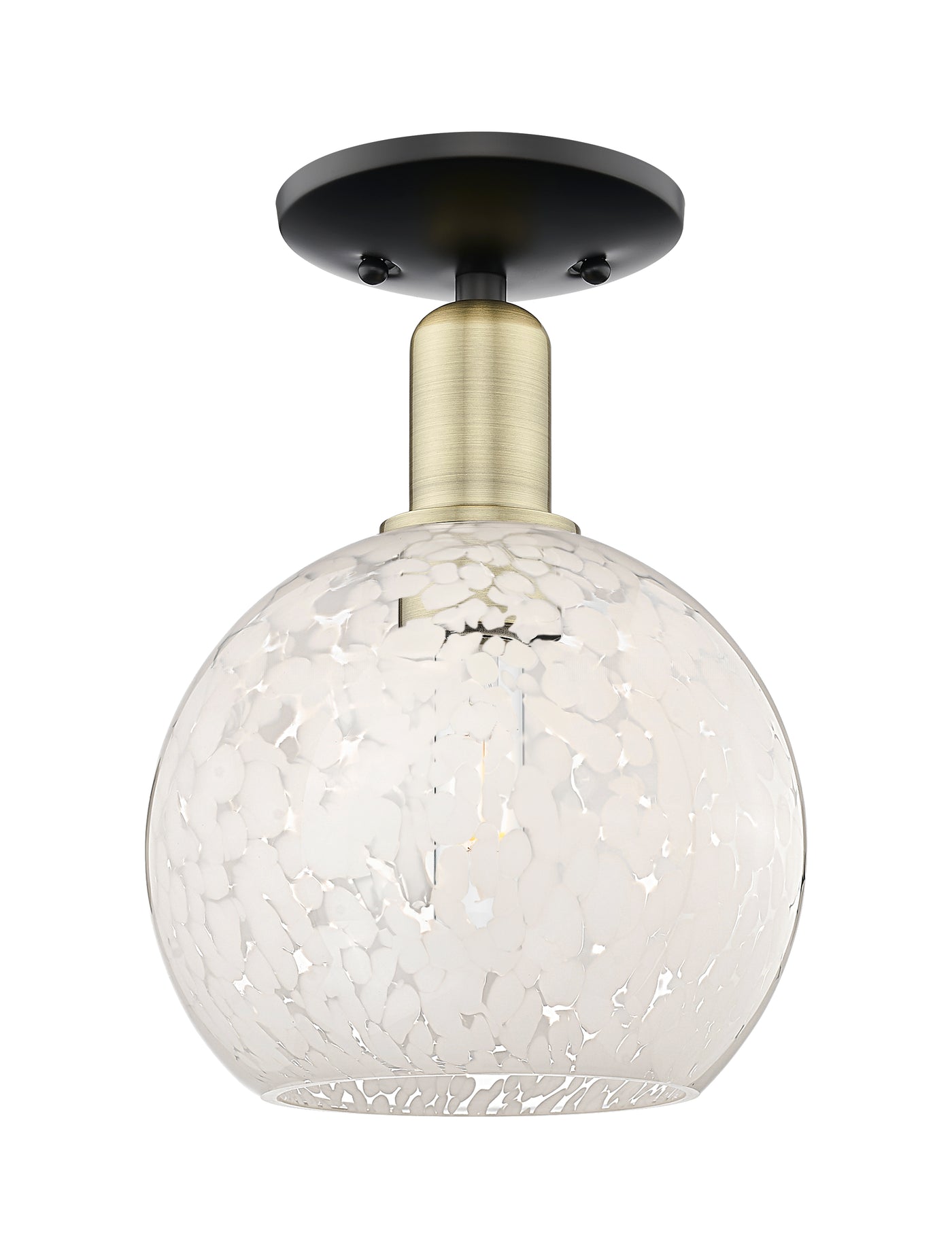 Arcadia Semi-Flush Mount Brushed Satin Nickel