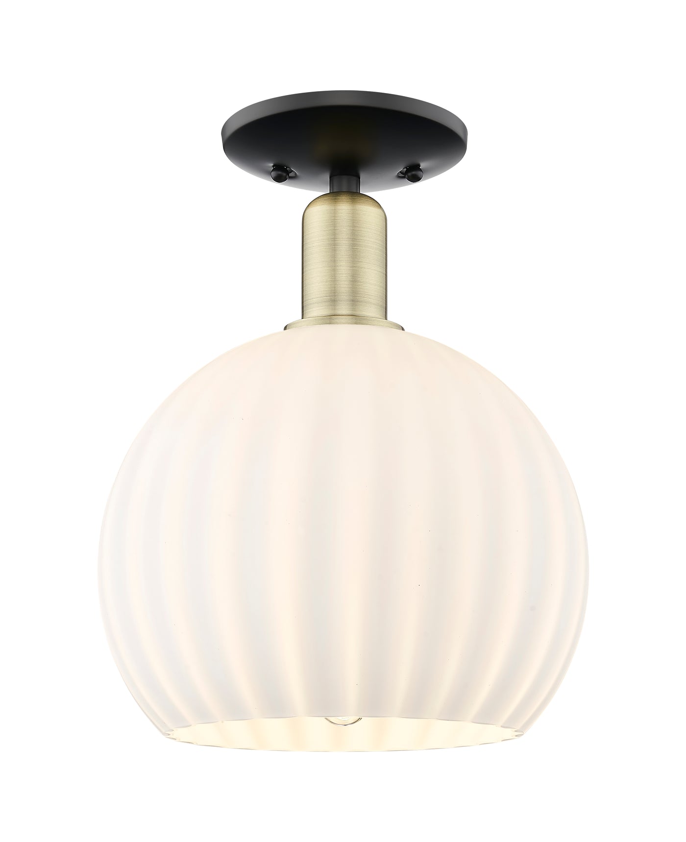 Arcadia Semi-Flush Mount Brushed Nickel