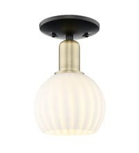 Arcadia Semi-Flush Mount Brushed Satin Nickel