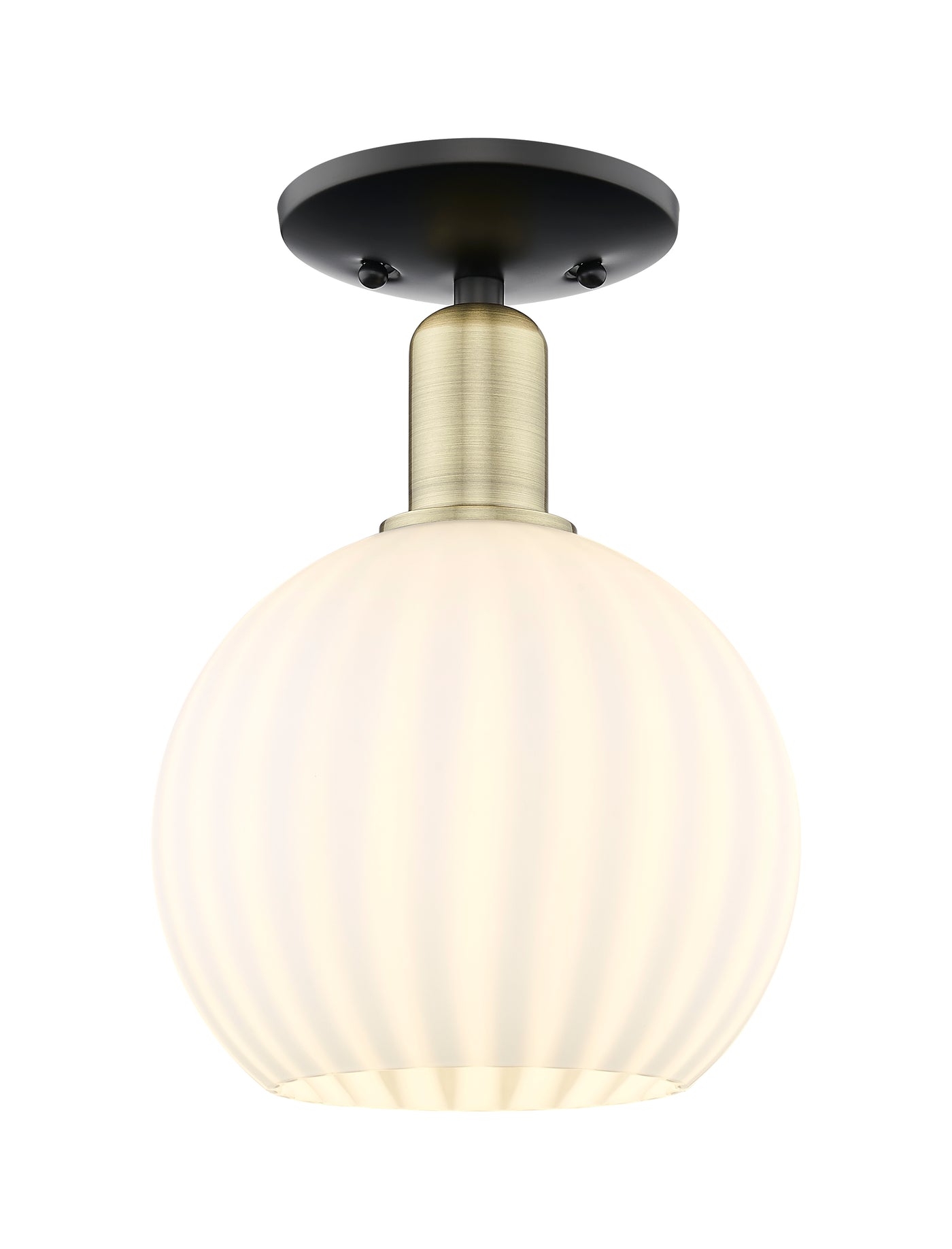 Arcadia Semi-Flush Mount Brushed Satin Nickel
