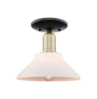 Arcadia Semi-Flush Mount Brushed Satin Nickel