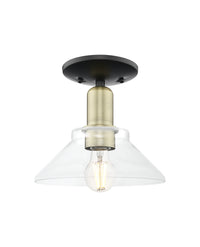 Arcadia Semi-Flush Mount Brushed Satin Nickel