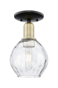 Arcadia Semi-Flush Mount Brushed Satin Nickel