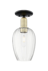 Arcadia Semi-Flush Mount Brushed Satin Nickel
