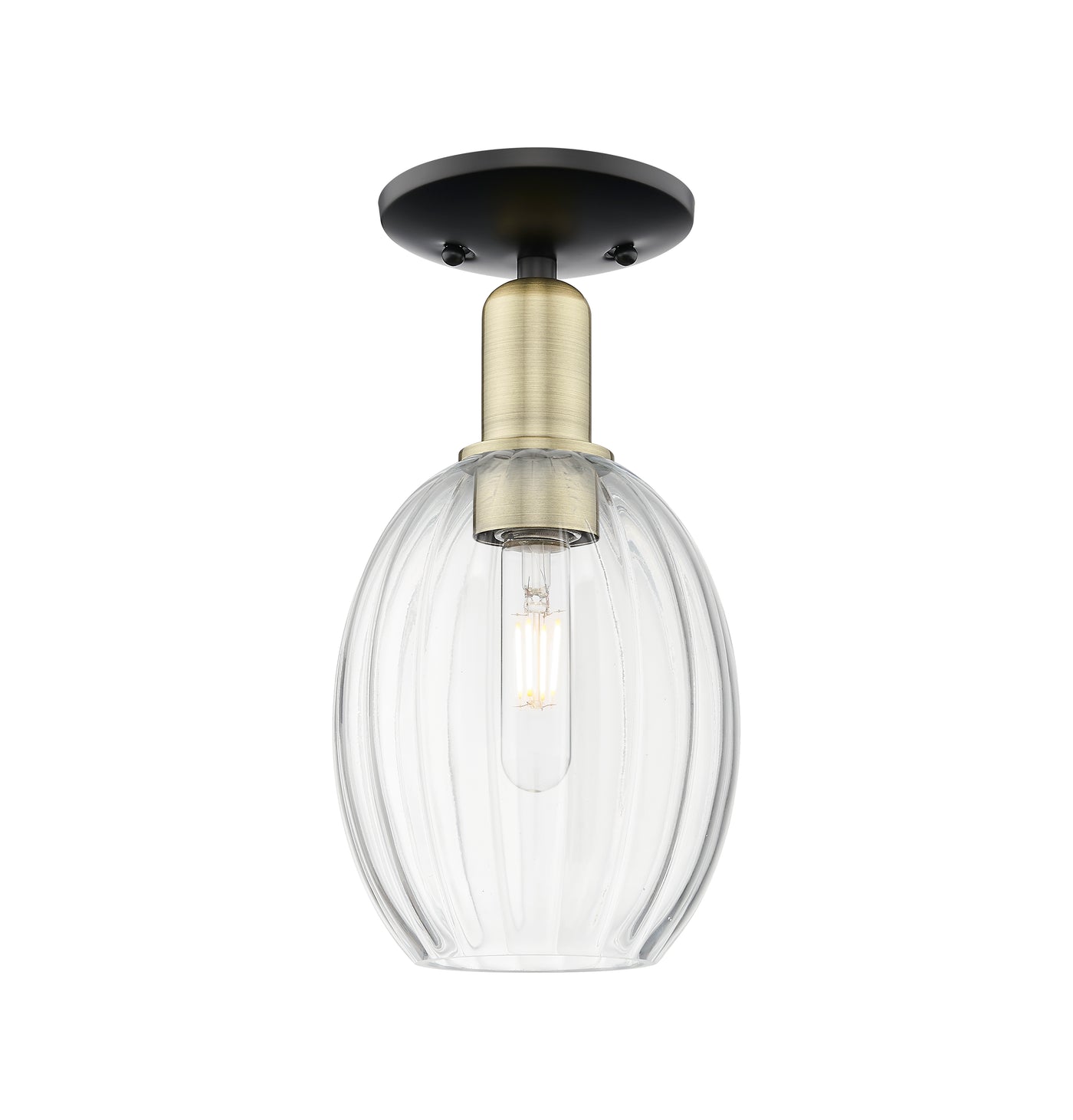 Arcadia Semi-Flush Mount Brushed Nickel