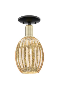 Arcadia Semi-Flush Mount Brushed Nickel